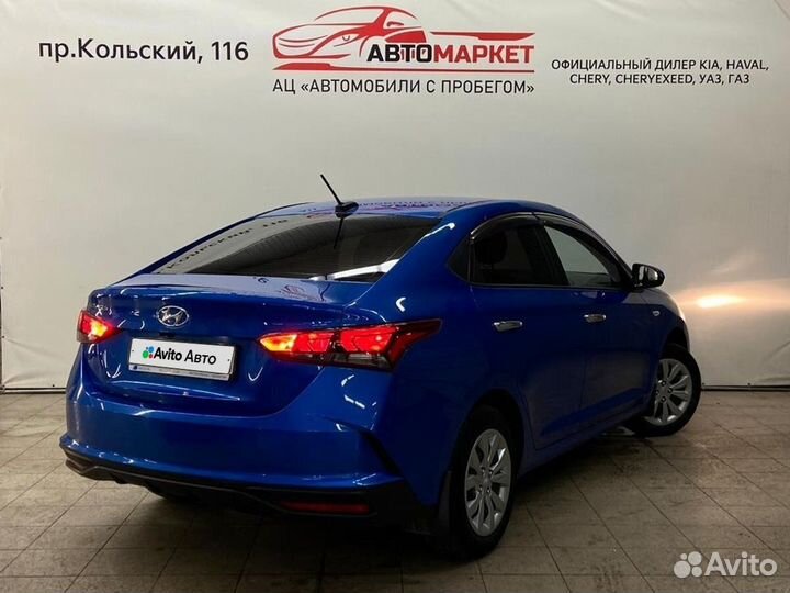 Hyundai Solaris 1.6 МТ, 2021, 83 000 км