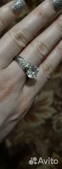 Серебряное кольцо 18.5