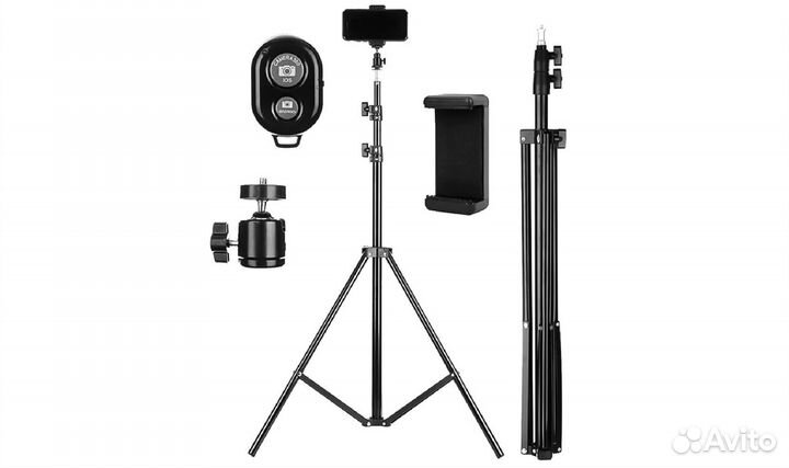 Штатив для телефона (пульт для селфи в комплекте)