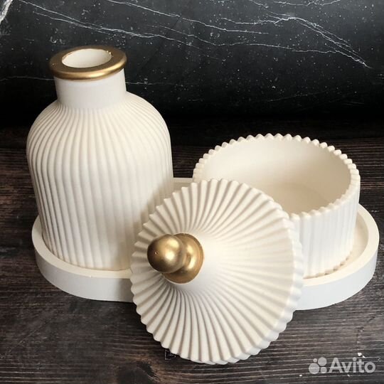 Свечи ручной работы в гипсе