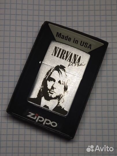 Зажигалка Ziрpо 200 Kurt Cobain новая