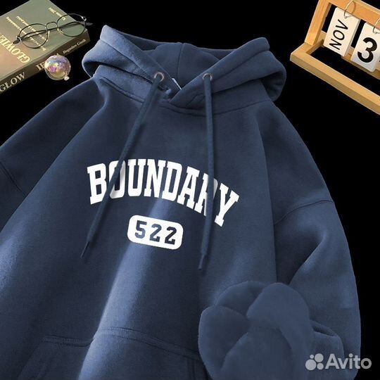 Толстовка худи женская оверсайз