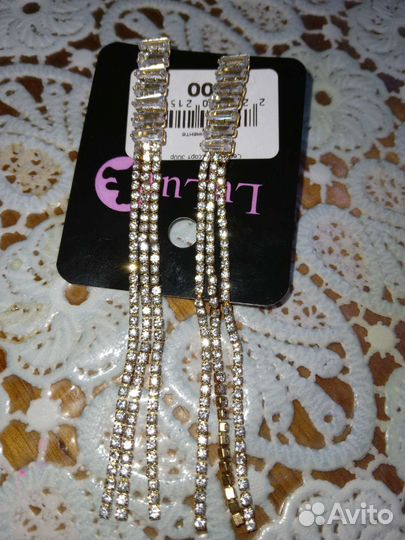 Серьги новые