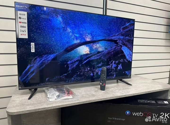 Телевизор Андроид смарт тв 24 35 40 43 50 55 65 75