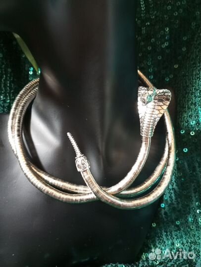 Колье 3 в 1 Кобра + подарок от Valenti