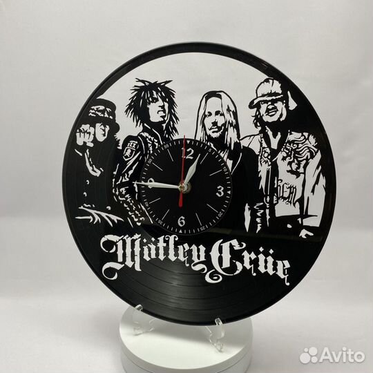 Группа Motley Crue №1 часы из винила