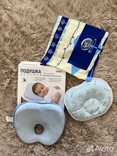 Игрушки, подушка детская, матрасик для купания