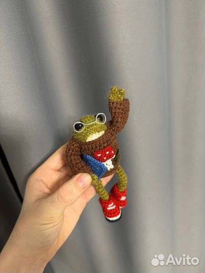 Лягушка вязаная