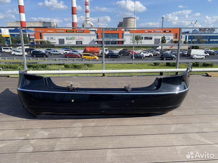 Задний бампер черный Mercedes w212