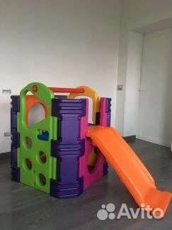 Горка с лазом для активных детей