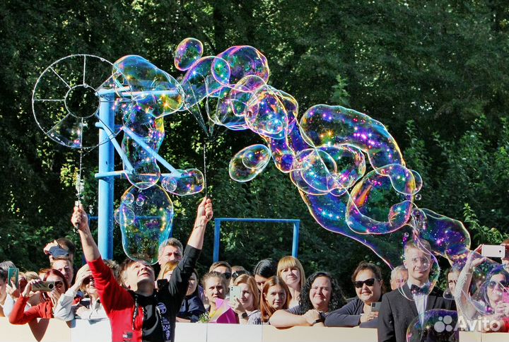 Шоу мыльных пузырей