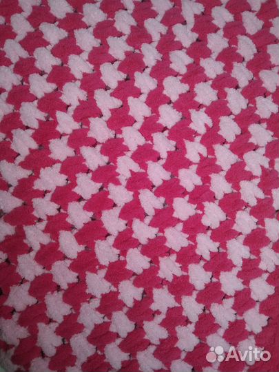 Плед вязаный