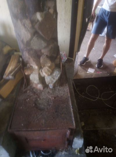 Печь-котёл для бани