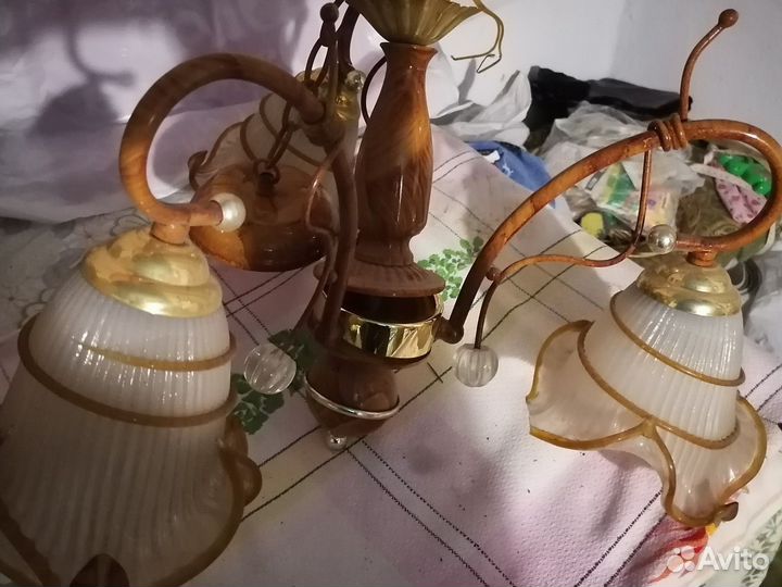 Люстра потолочная подвесная бу