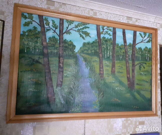 Картина маслом на холсте пейзаж