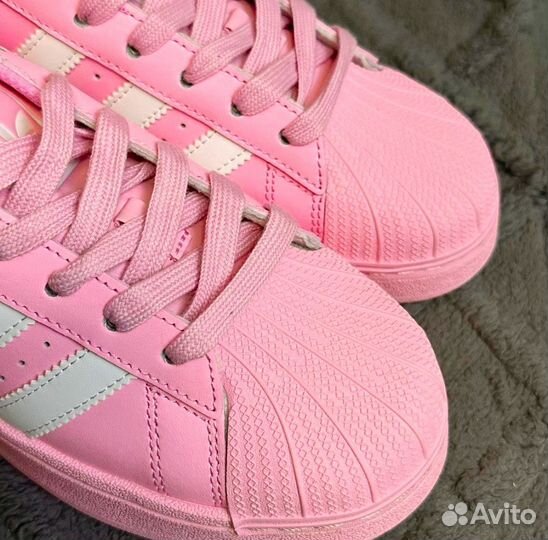 Кроссовки adidas superstar pink