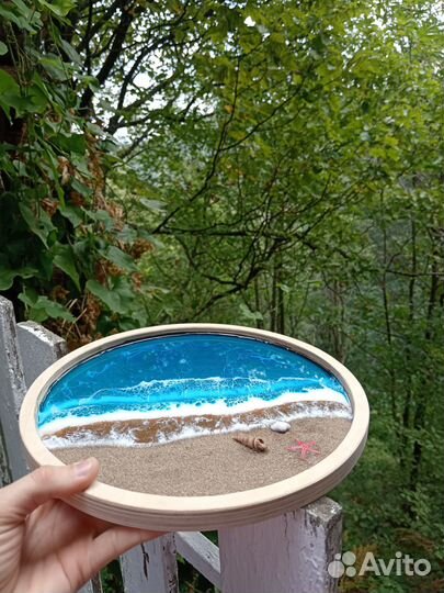 Поднос из эпоксидной смолы