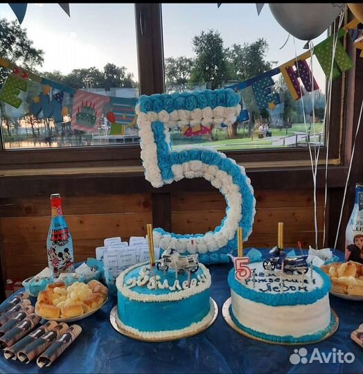 Цифра 5 на день рождения