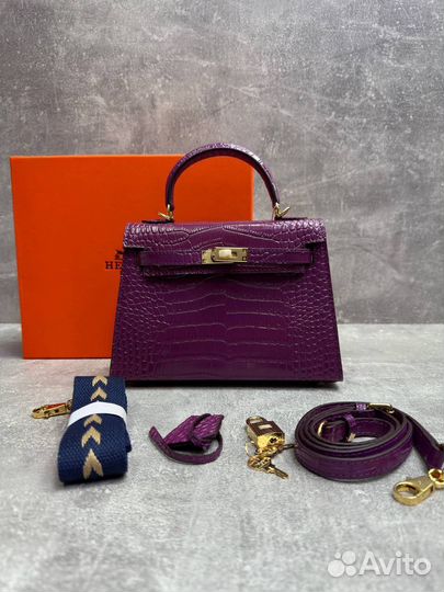 Сумка Hermes Kelly 22 крокодил