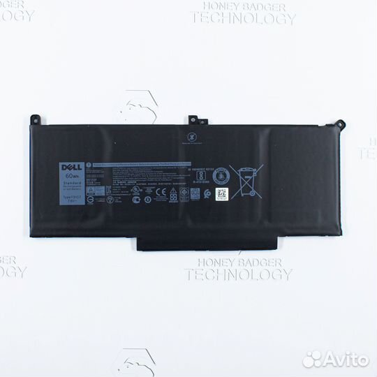 Аккумулятор Dell (F3YGT) Latitude 12 7290 оригинал