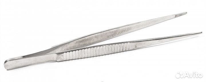 Пинцет 200 мм анатомический металлический в Екатер
