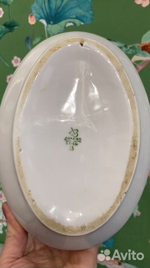 Фарфор Дулево 1958 г Гвоздика посуда СССР