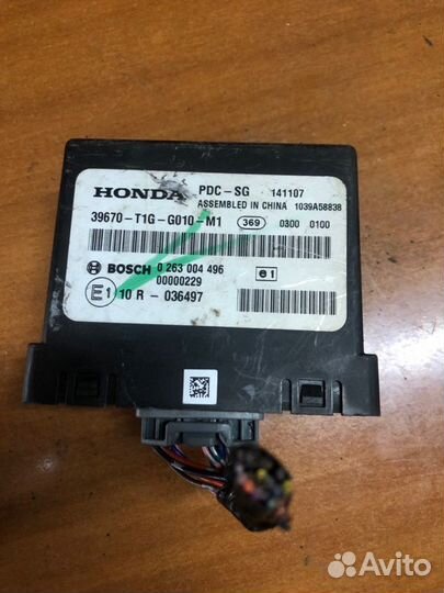 Блок управления парктрониками Honda Crv RM4
