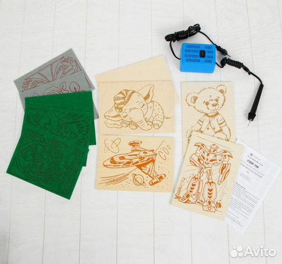 Выжигательный аппарат по дереву и ткани «Узор-10к»