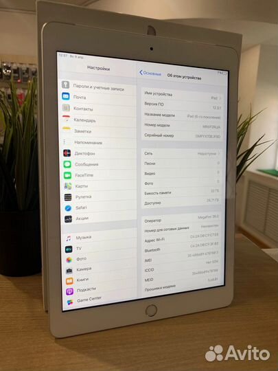 Apple iPad 2018 Cell 32gb Silver