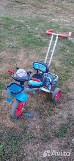 Велосипед трёхколёсный детский planes