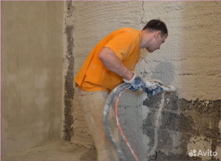 Механизированная штукатурка стен