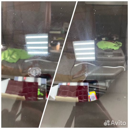 Ремонт сколов лобового стекла