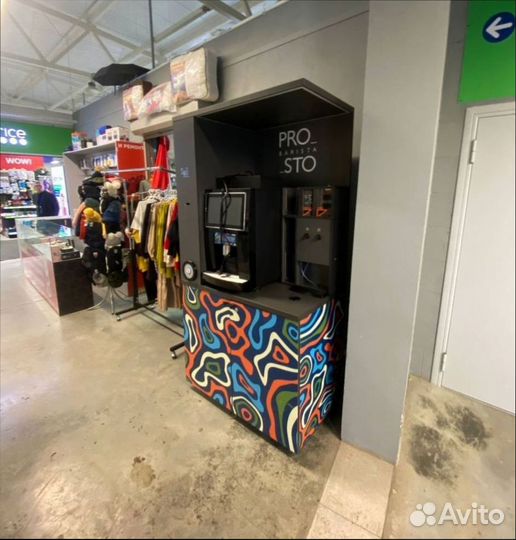 Кофейня с самообслуживанием антивандальная