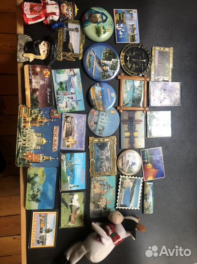 Магниты на холодильник 40 шт