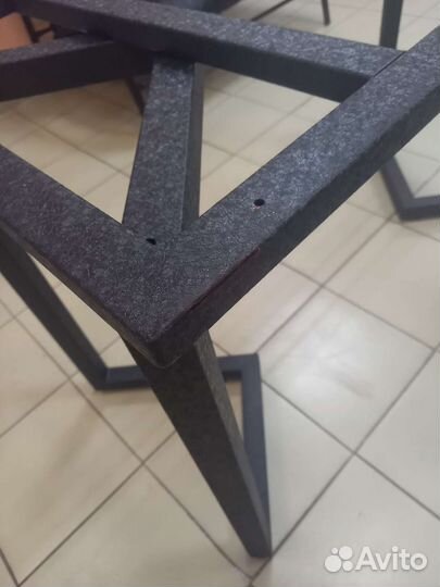 Каркас стола крокодил чёрный