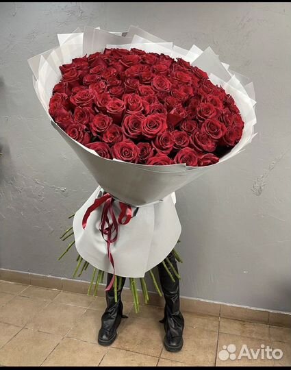 Высокие розы с доставкой