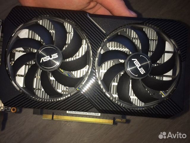 Видеокарта Asus dual geforce gtx 1650 mini oc 4GB