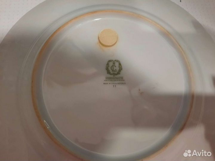 Тарелка настенная Чехия