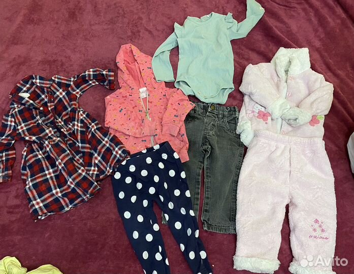Одежда для девочки пакетом 80