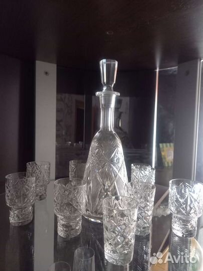 Рюмки хрустальные