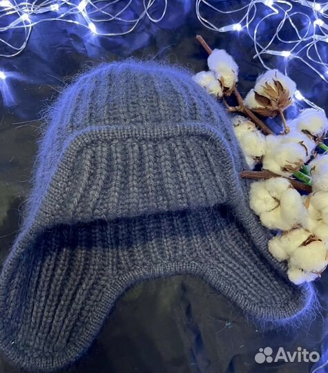 Шапка ушанка женская