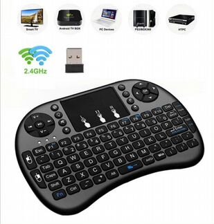 Клавиатура беспроводная с тачпадом Wechip i8