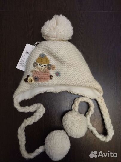 Шапка для девочки totti зима 52-54