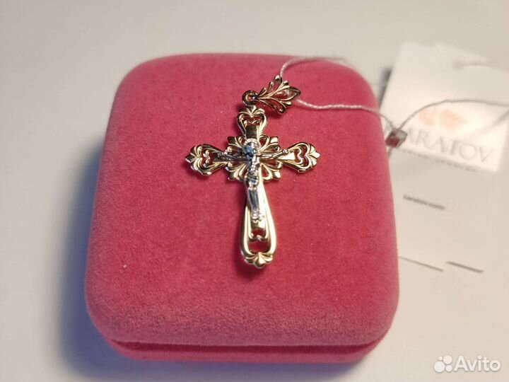 Золотой крестик. 585пр