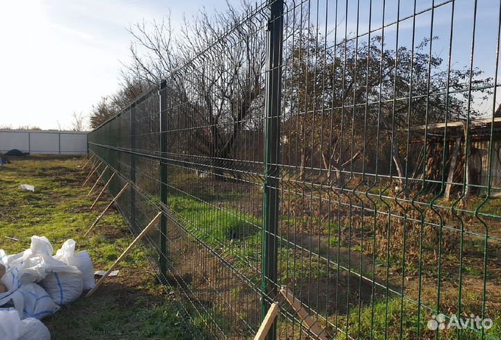 Сетка для забора 3d