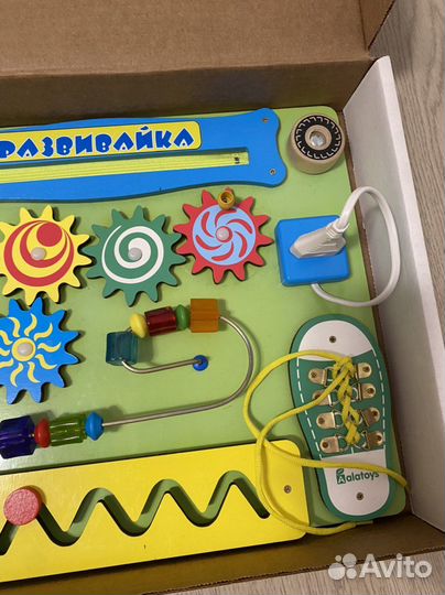 Бизиборд развивающая доска