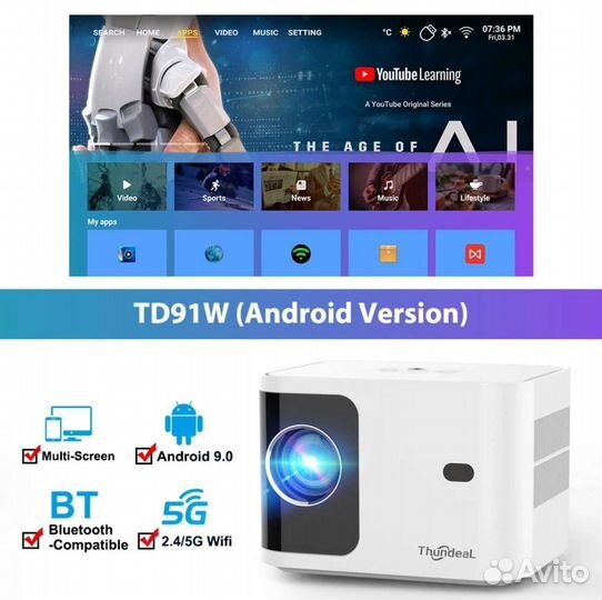 Проектор Thundeal TD91w