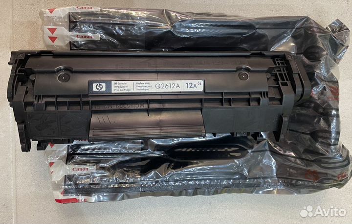 Принтер HP LaserJet 1018 + 2 картриджа