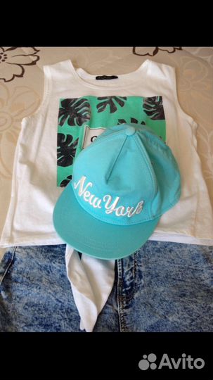 Кепка бирюзовая H&M