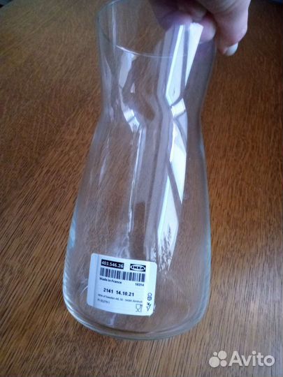 Ваза стекло IKEA новая